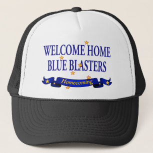 Willkommene Zuhause-Blau-Bläser Truckerkappe