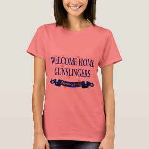 Willkommene Zuhause-Pistolenhelder T-Shirt