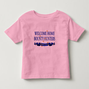 Willkommene Zuhause-Prämien-Jäger Kleinkind T-shirt