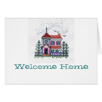 Willkommene Zuhausekarte