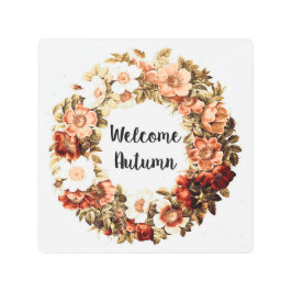 Willkommener Herbstlandblumenschrei