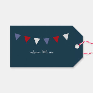 Willkommener kleiner Geschenk-Umbau {Marine und Geschenkanhänger