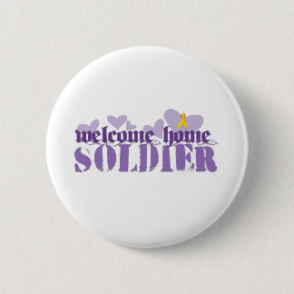 Willkommener Zuhause-Soldat Button
