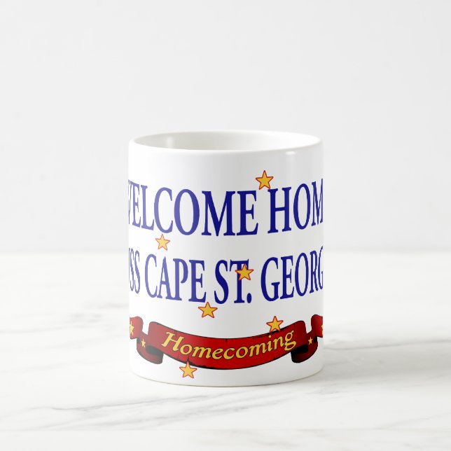 Willkommenes Kap St George des Zuhause-USS Kaffeetasse (Mittel)