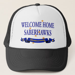 Willkommenes Zuhause Saberhawks Truckerkappe