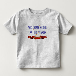 Willkommenes Zuhause USS Carl Vinson Kleinkind T-shirt