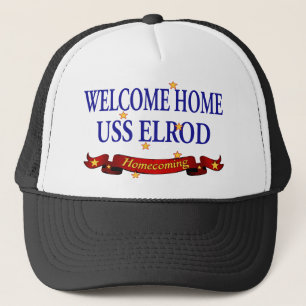 Willkommenes Zuhause USS Elrod Truckerkappe