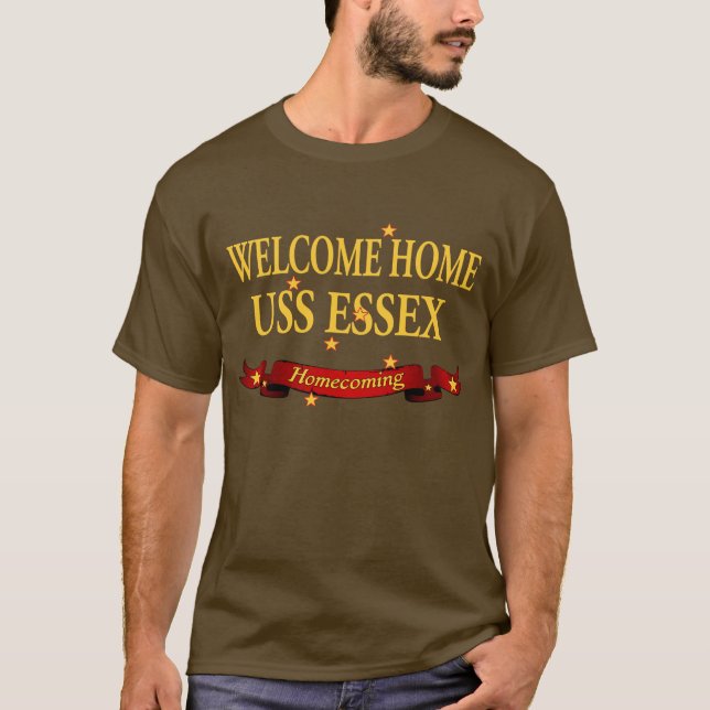 Willkommenes Zuhause USS Essex T-Shirt (Vorderseite)