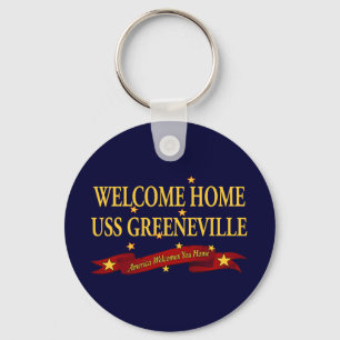 Willkommenes Zuhause USS Greeneville Schlüsselanhänger
