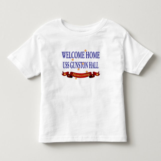 Willkommenes Zuhause USS Gunston Hall Kleinkind T-shirt (Vorderseite)