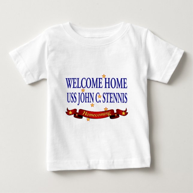 Willkommenes Zuhause USS John C. Stennis Baby T-shirt (Vorderseite)