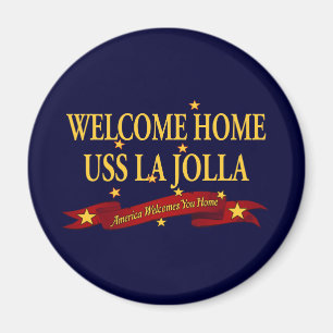 Willkommenes Zuhause USS La Jolla Magnet