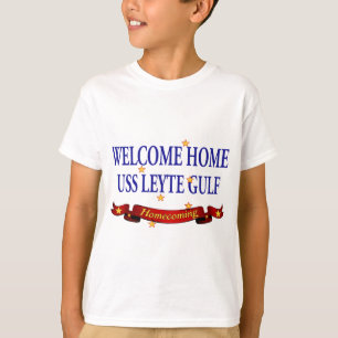 Willkommenes Zuhause USS Leyte Gulf T-Shirt