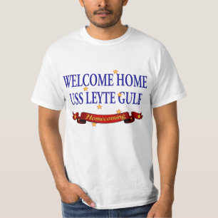Willkommenes Zuhause USS Leyte Gulf T-Shirt