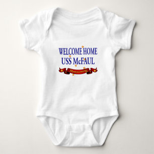 Willkommenes Zuhause USS McFaul Baby Strampler
