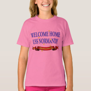 Willkommenes Zuhause USS Normandy T-Shirt