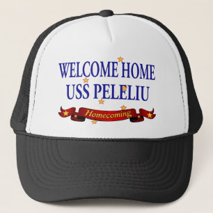 Willkommenes Zuhause USS Peleliu Truckerkappe