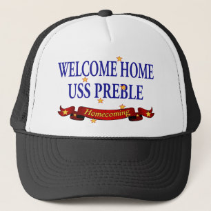 Willkommenes Zuhause USS Preble Truckerkappe