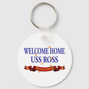 Willkommenes Zuhause USS Ross Schlüsselanhänger