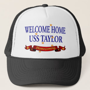 Willkommenes Zuhause USS Taylor Truckerkappe