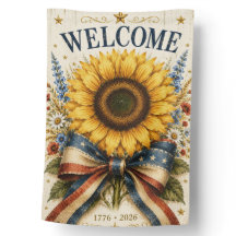 Willkommens-Gartenflagge | USA 250. Jubiläum