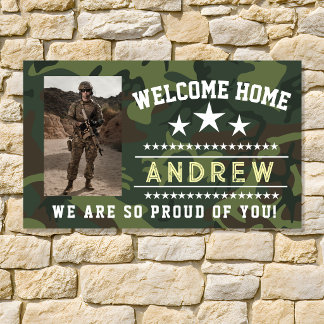 Willkommensbanner für Militärangehörige - Army Nat Banner