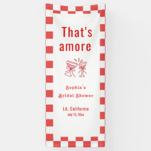 Willkommensbanner 'That's Amor', italienische Brau Banner