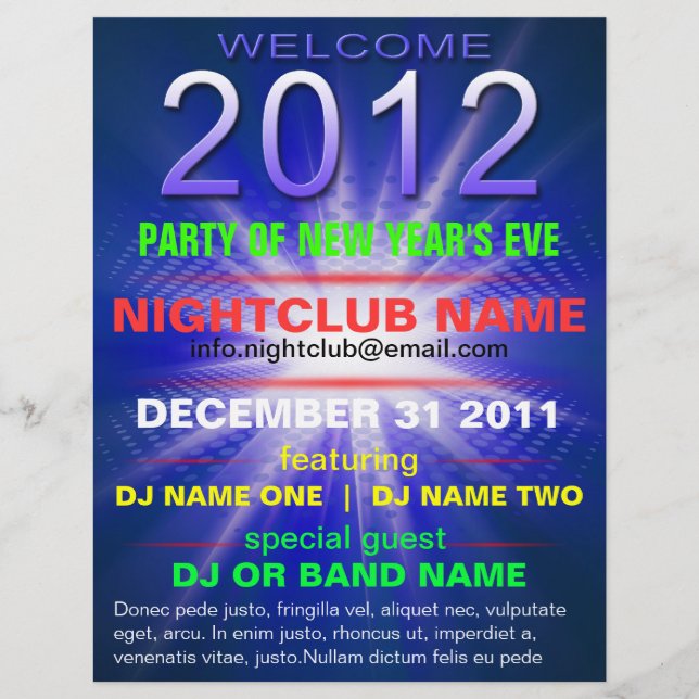 Willkommensflyer 2012 flyer (Vorne)