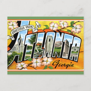 Willkommensgrüße aus Atlanta Postkarte
