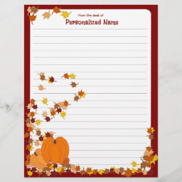 WillkommensHerbst - Linken Briefbogen