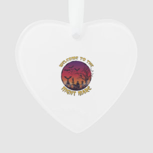 Willkommensnacht Unheil Halloween Roter Mond Fried Ornament
