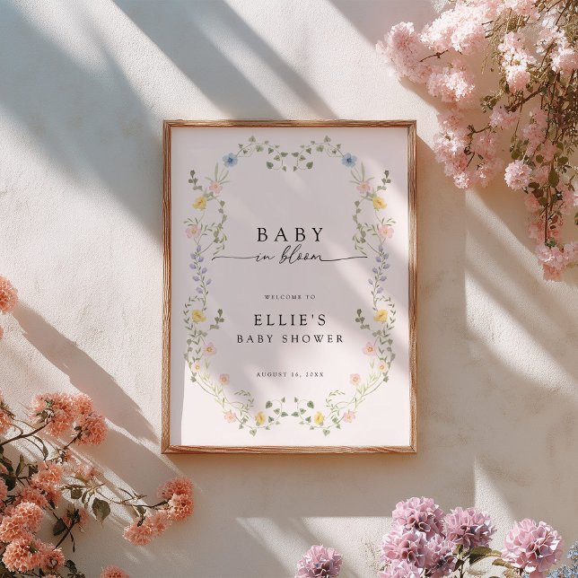 Willkommensposter Baby In Bloom Poster (Von Creator hochgeladen)