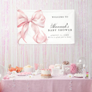 Willkommensschild für Baby-Party im Zeichen des ro Banner