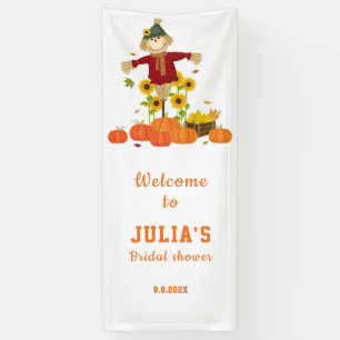 Willkommensschild zur Brautparty mit Herbstmotiv,  Banner