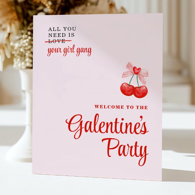 Willkommenszeichen des Custom Cherry Galentine's D Sockelschild (Von Creator hochgeladen)