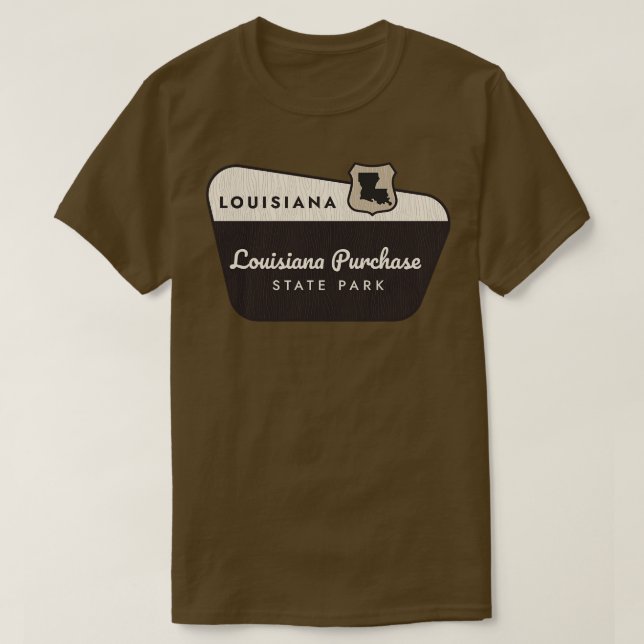 Willkommenszeichen für Staat Park erwerben T-Shirt (Design vorne)