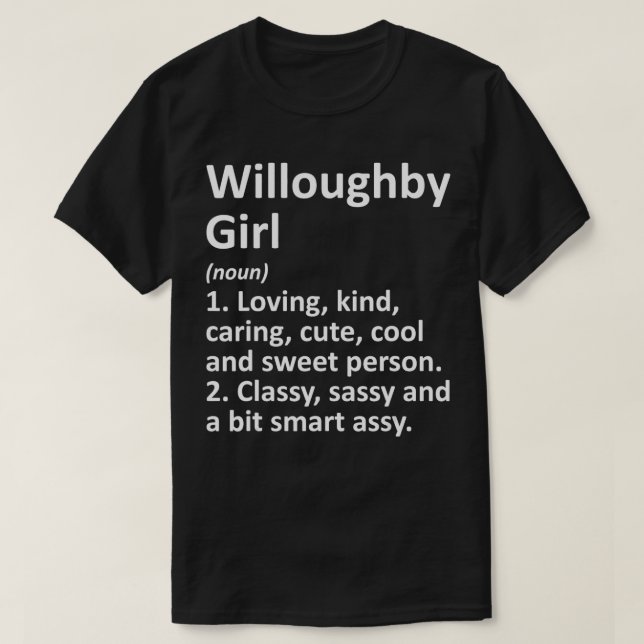 WILLOUGHBY L OH OHIO Funny City Zuhause Roots Gesc T-Shirt (Design vorne)