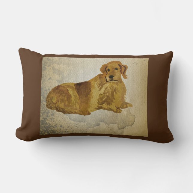 Willoughby The Golden Retriever Lendenkissen (Vorderseite)