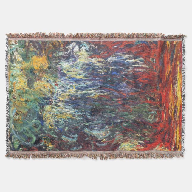 Willow am Giverny (von Claude Monet) Decke (Vorderseite)