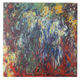 Willow am Giverny (von Claude Monet) Fliese