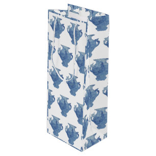 Willow Blue und White Ginger Jars Jar Geschenktüte Für Weinflaschen