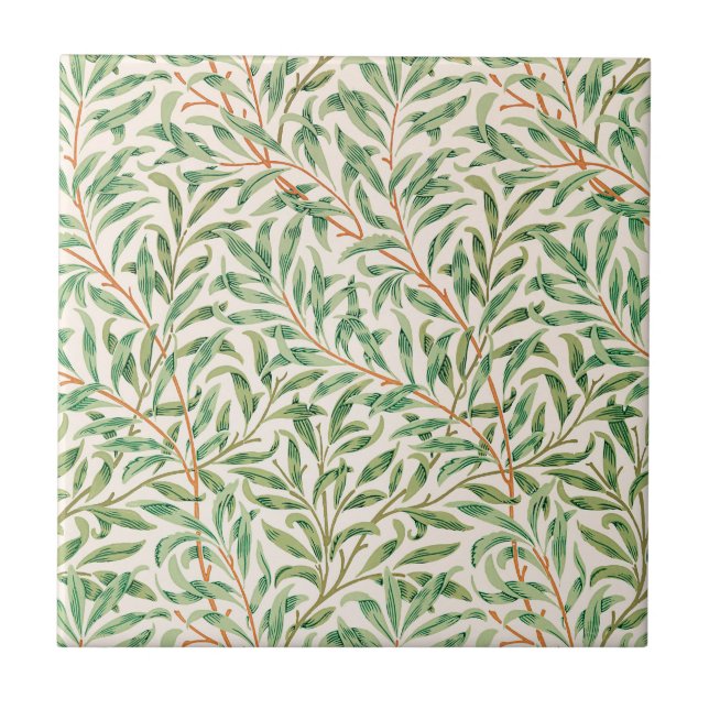 Willow Bough von William Morris Fliese (Vorderseite)