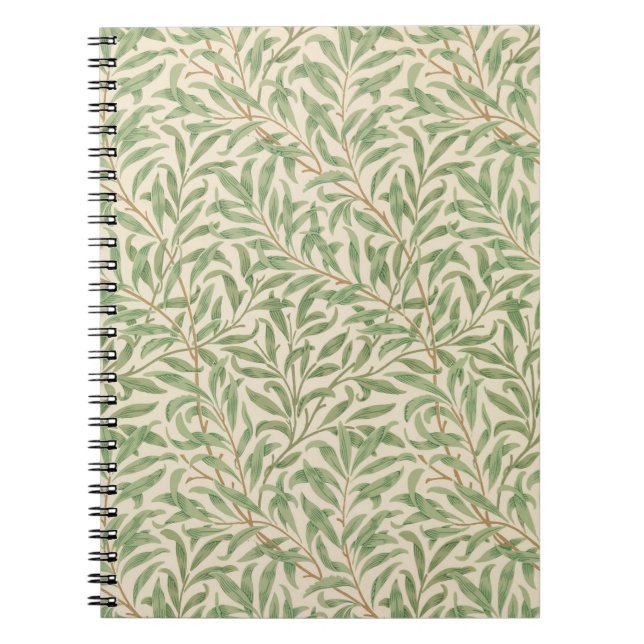 Willow Bough (von William Morris) Notebook Notizblock (Vorderseite)