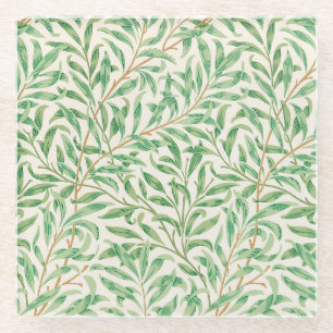 Willow Bough William Morris Pattern Glasuntersetzer