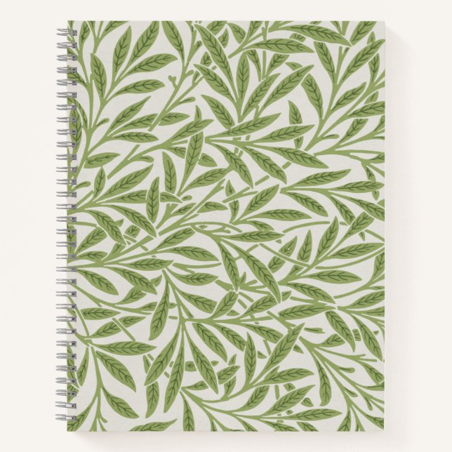 Willow Boughs by William Morris Notizbuch (Vorderseite)