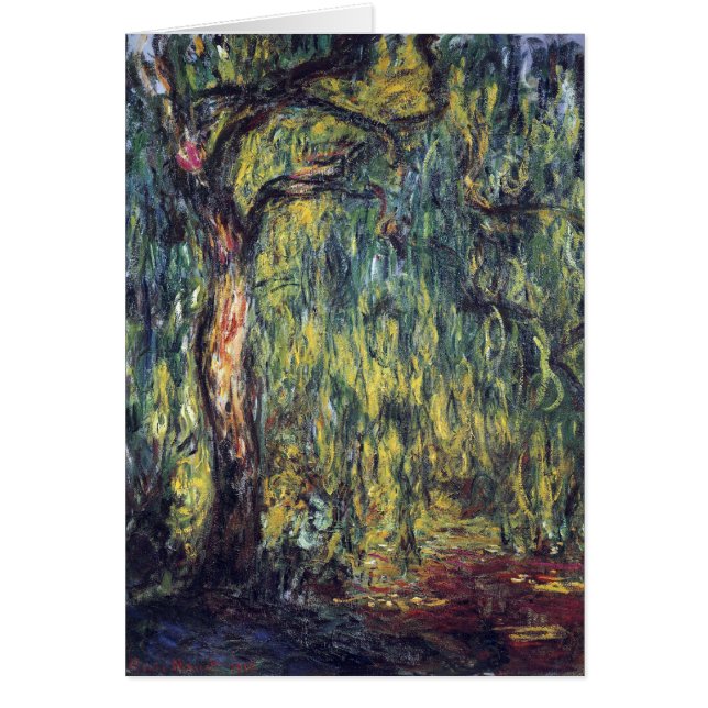 Willow de Weeping par Claude Monet, Art Vintage (Devant)
