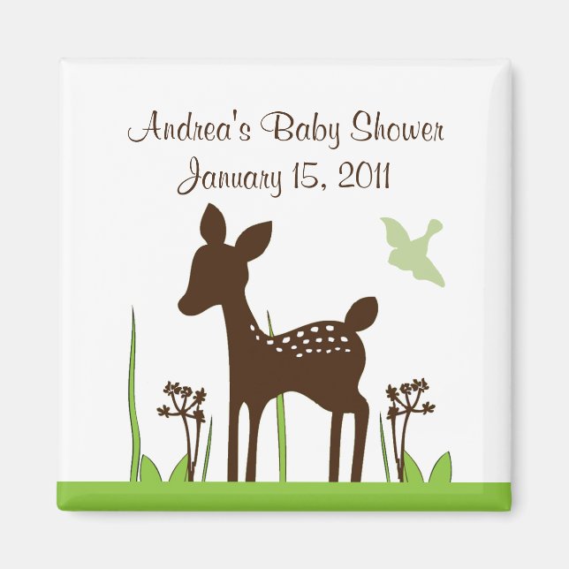 Willow Deer Baby Shooter Magnet Keepake (Vorne)