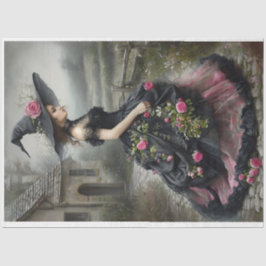 Willow Hexe1, rechts gegenüber Tissue Paper Seidenpapier