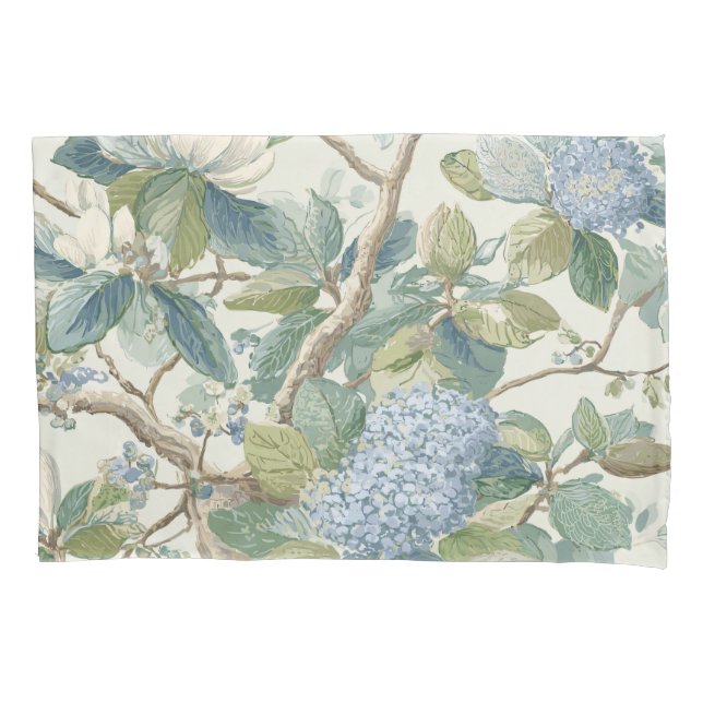 Willow Little Magnolia Wallpaper Floral Coastal  Kissenbezug (Vorderseite)