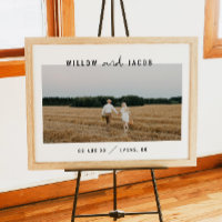 WILLOW Modernes Minimalistisches Foto Hochzeit Wil